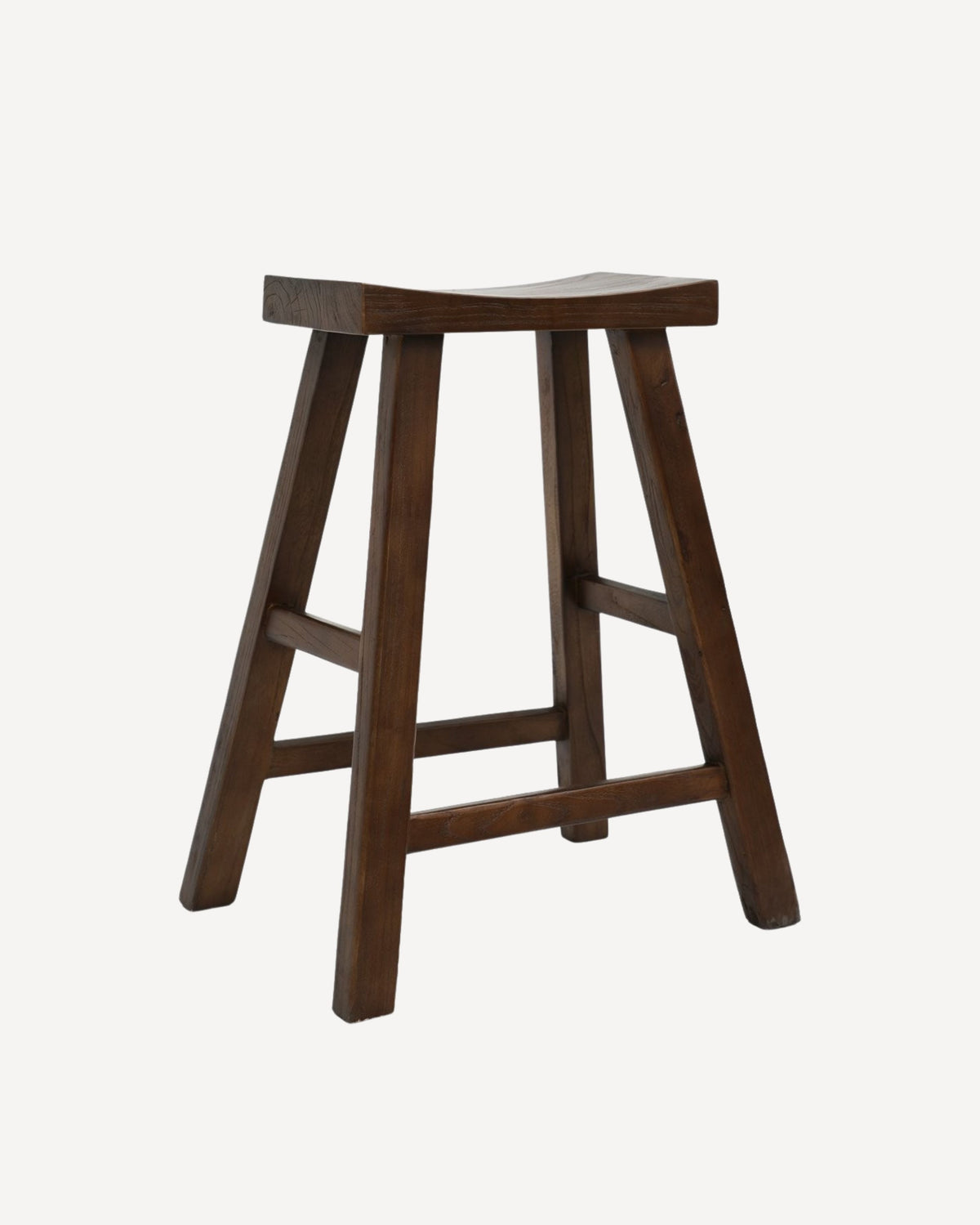 Pavia Barstool - Curved - Walnut