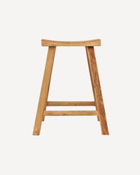 Pavia Barstool - Curved - Natural