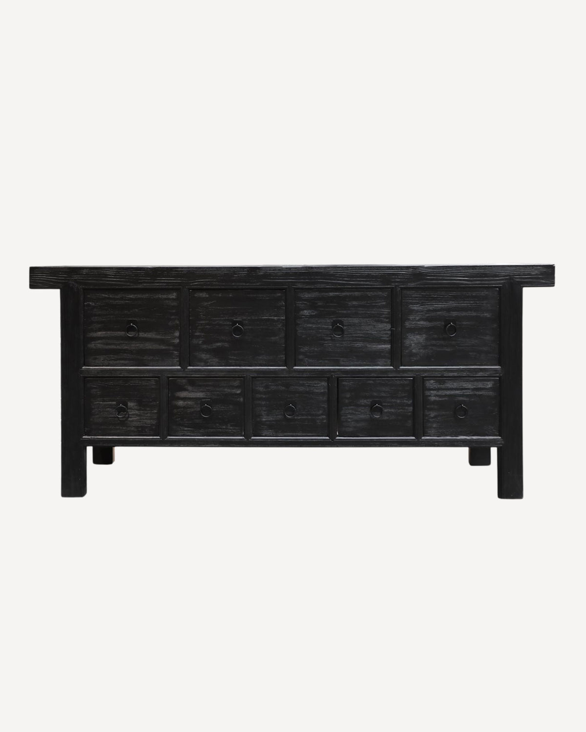 Pavia Sideboard - 9 Drawer - Black