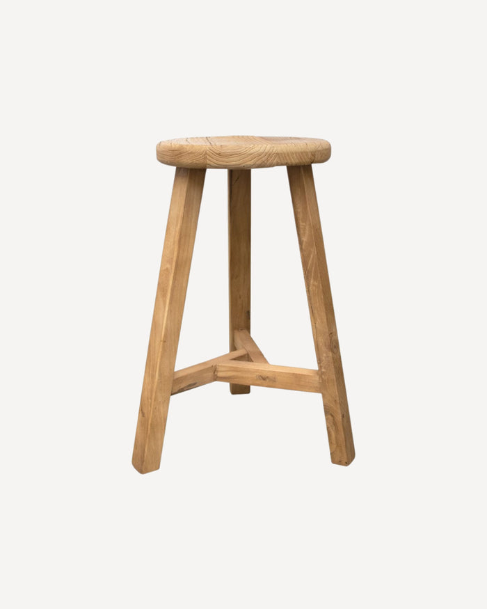 Pavia Barstool - Round - Natural