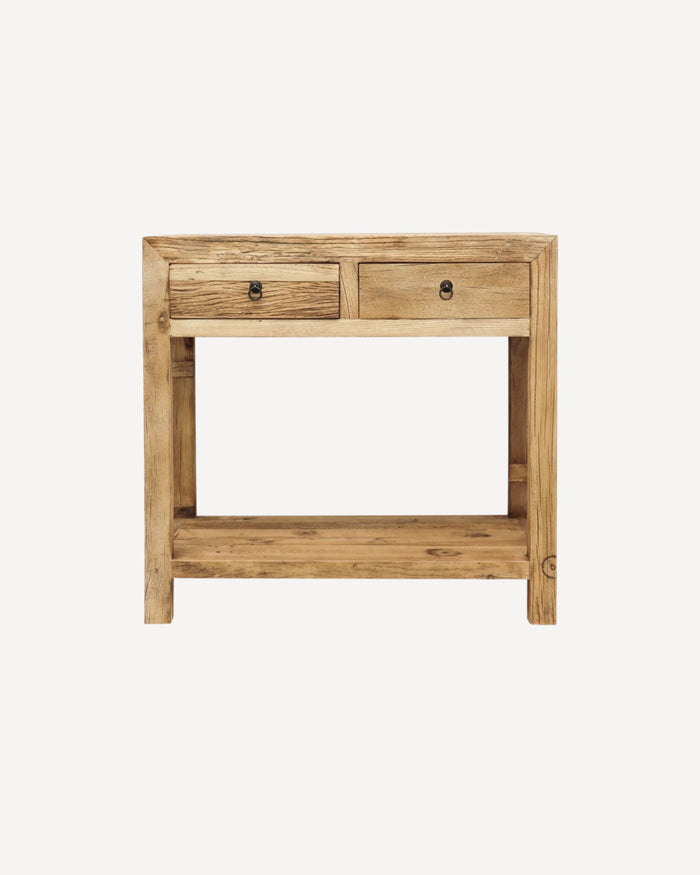 Pavia 2 Drawer Console with Lower Shelf