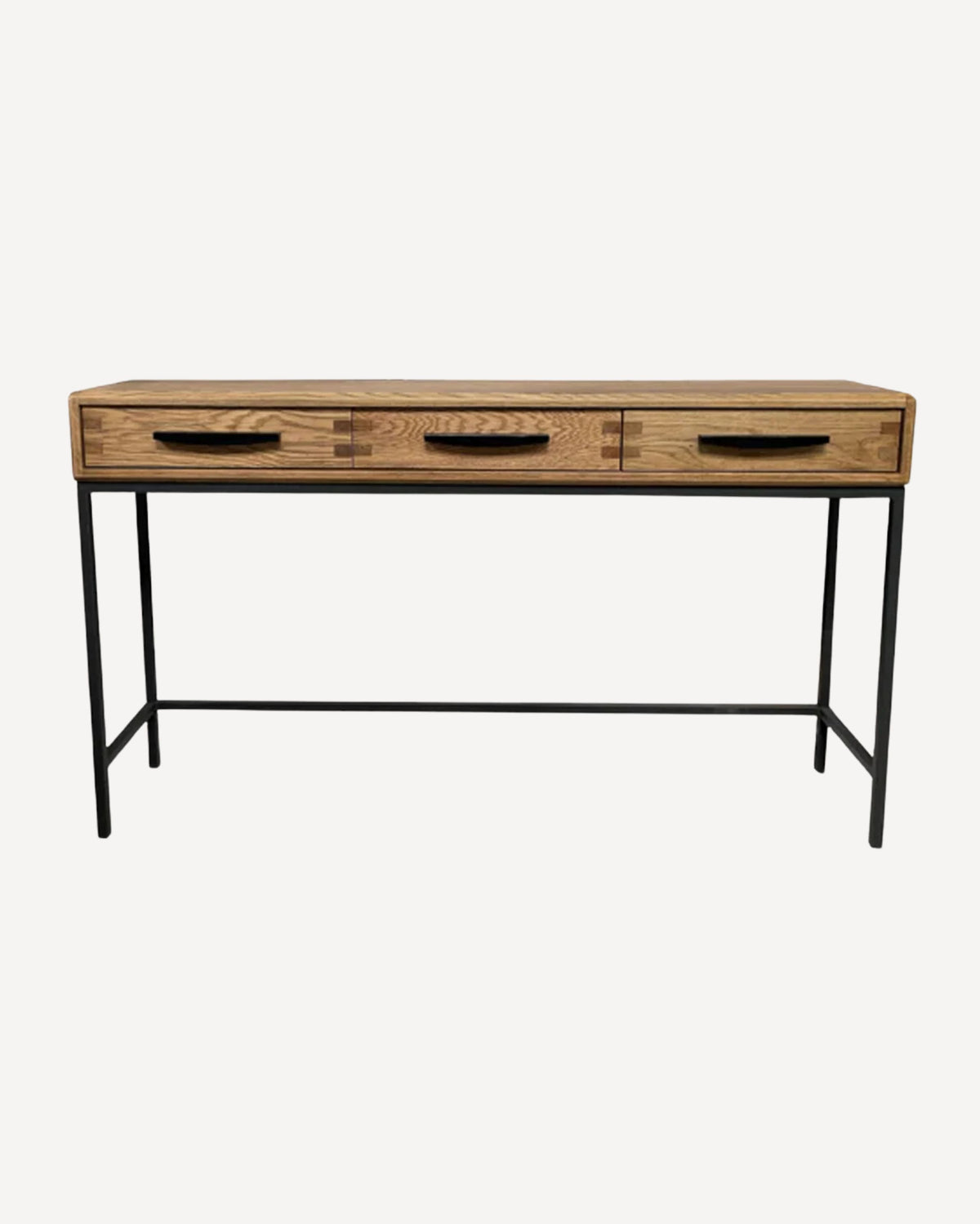 Hartley Console - 3 Drawer - Natural Oak