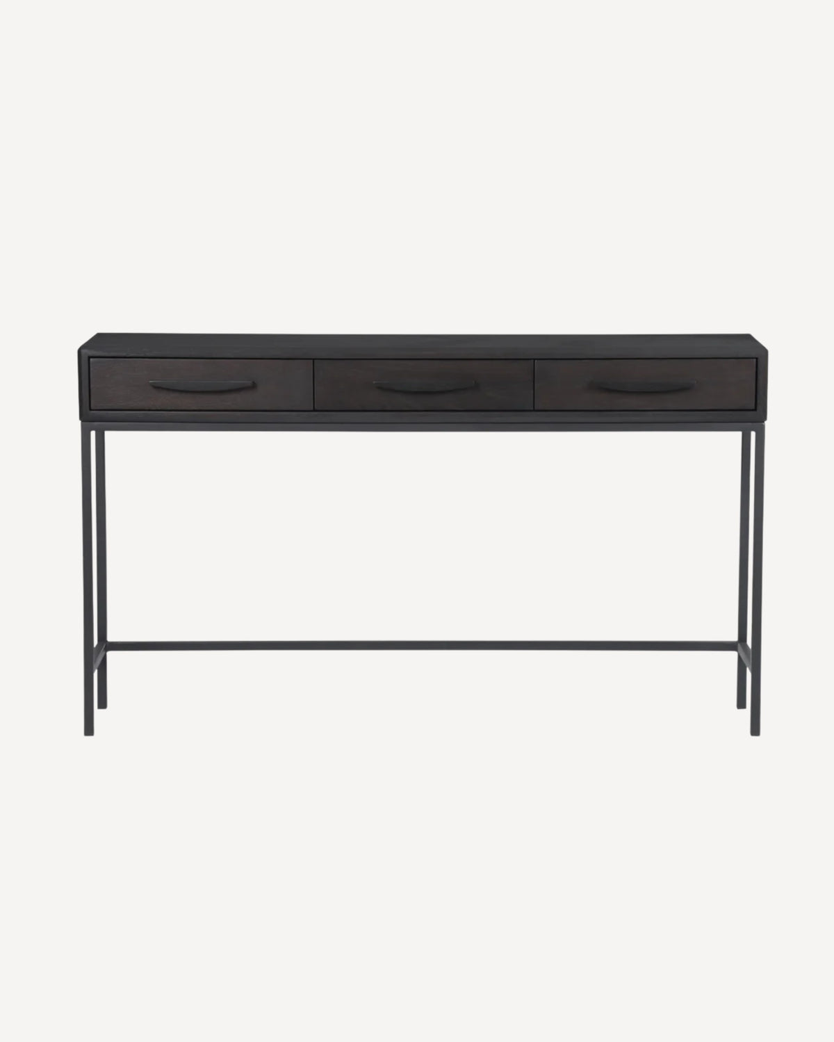 Hartley Console - 3 Drawer - Deep Oak