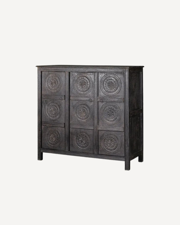Theron Carved Cabinet