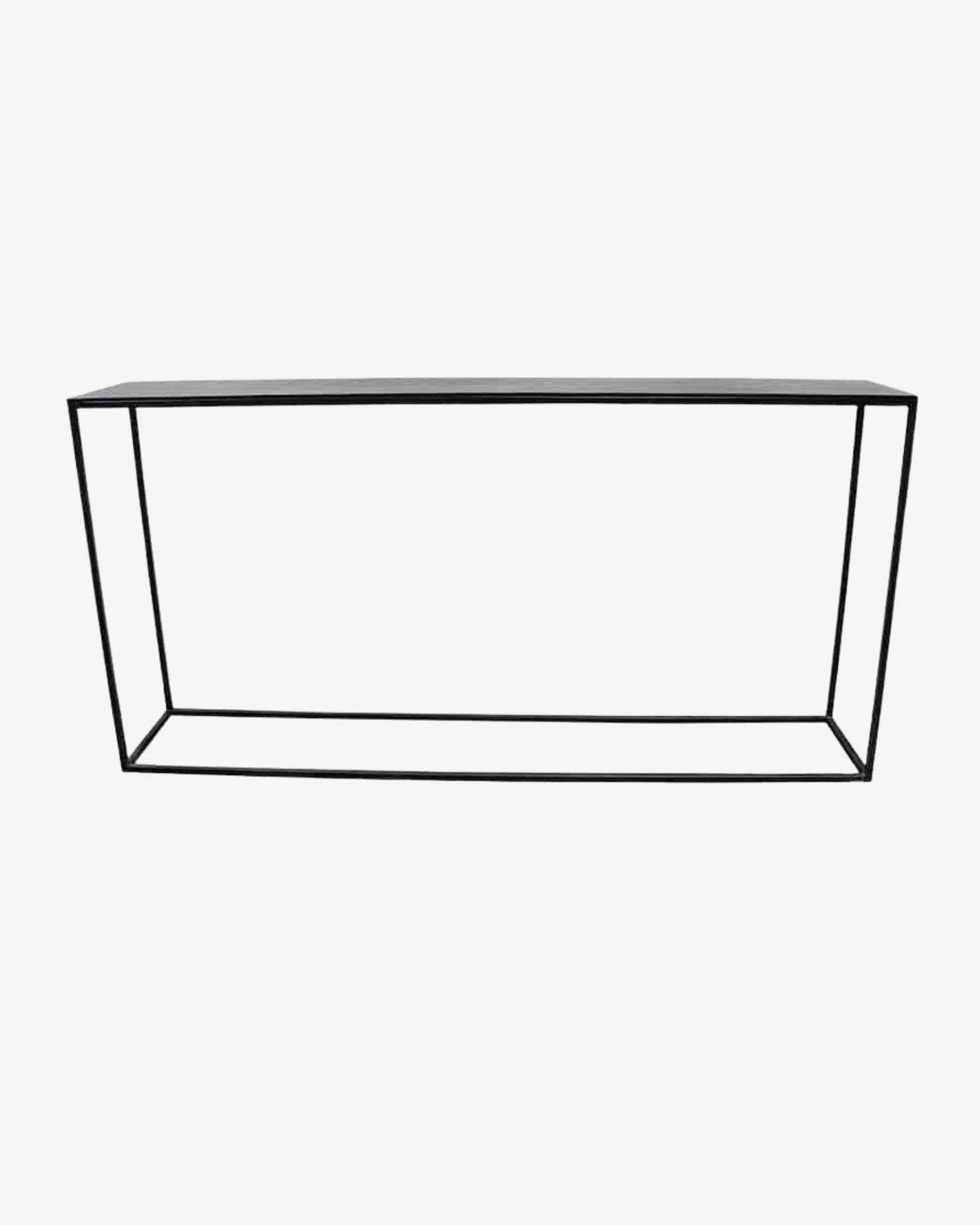 Rumi Console Table - Antique Black Finish - 163cm