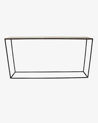 Rumi Console Table - Antique Brass Finish - 163cm