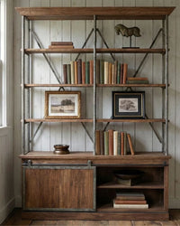 Sliding Door Bookshelf