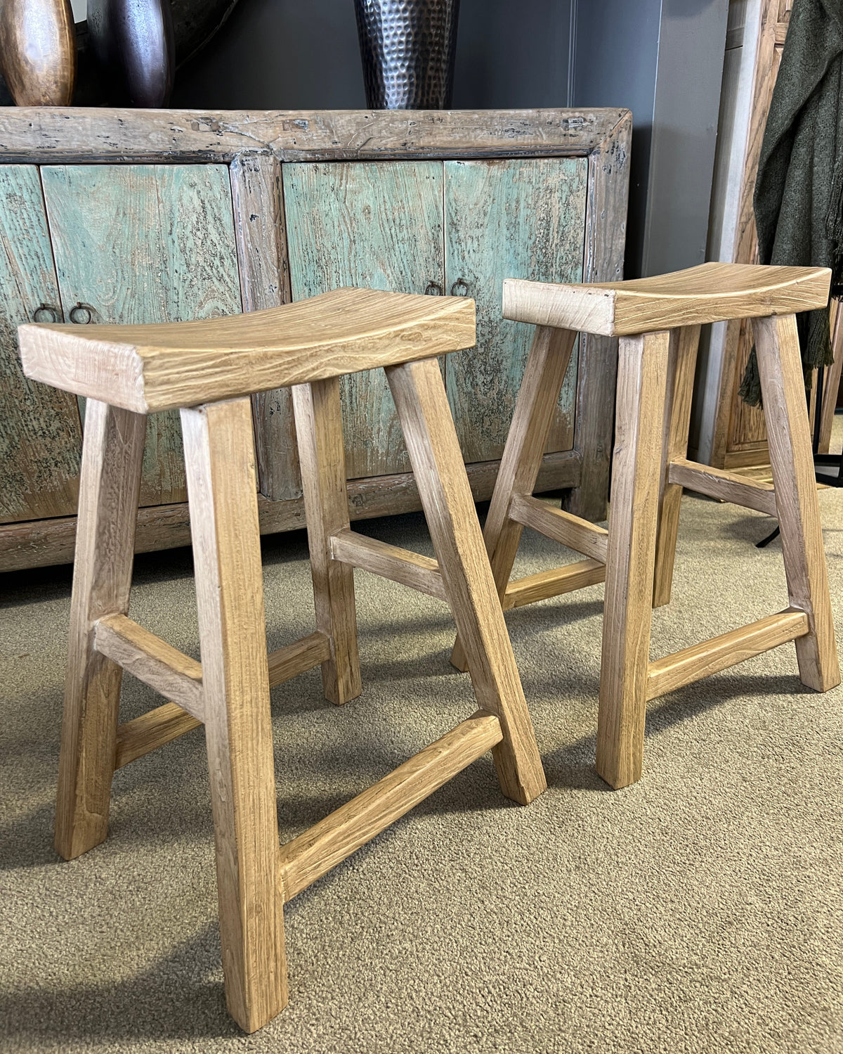 Ventura Elm Barstool - Natural