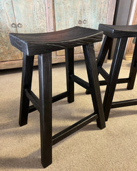 Ventura Elm Barstool - Black