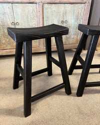 Ventura Elm Barstool - Black