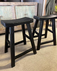 Ventura Elm Barstool - Black