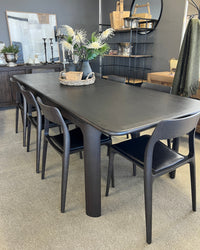 Austin Double Extension Dining Table - 2.2m - 2.7m - 3.2m - Black