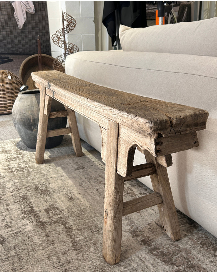 Rustic Wooden Original Bench Seat