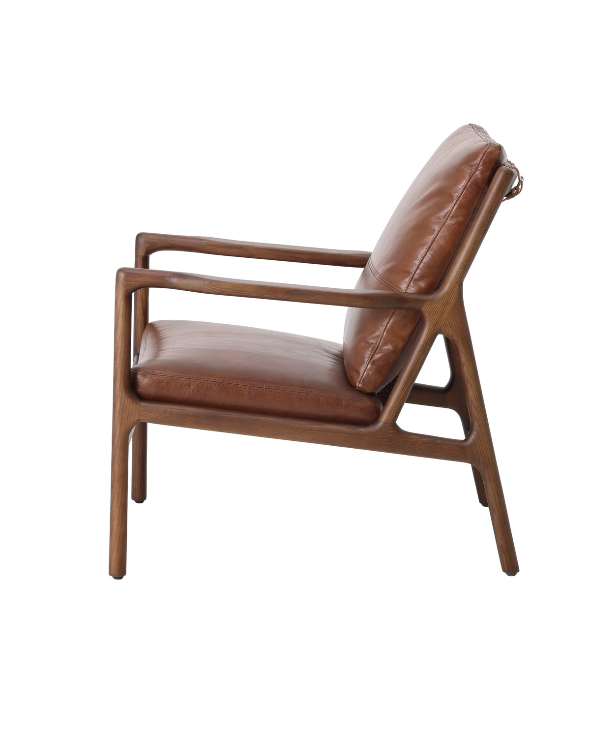 Milan Armchair - Brown Leather