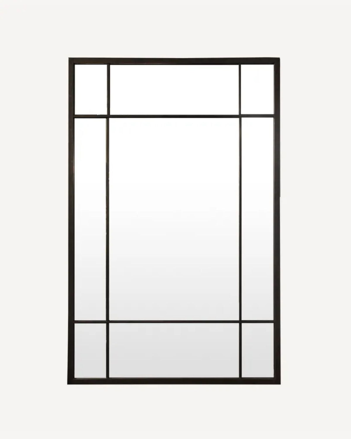 Rectangle Iron Grid Mirror - 140CM