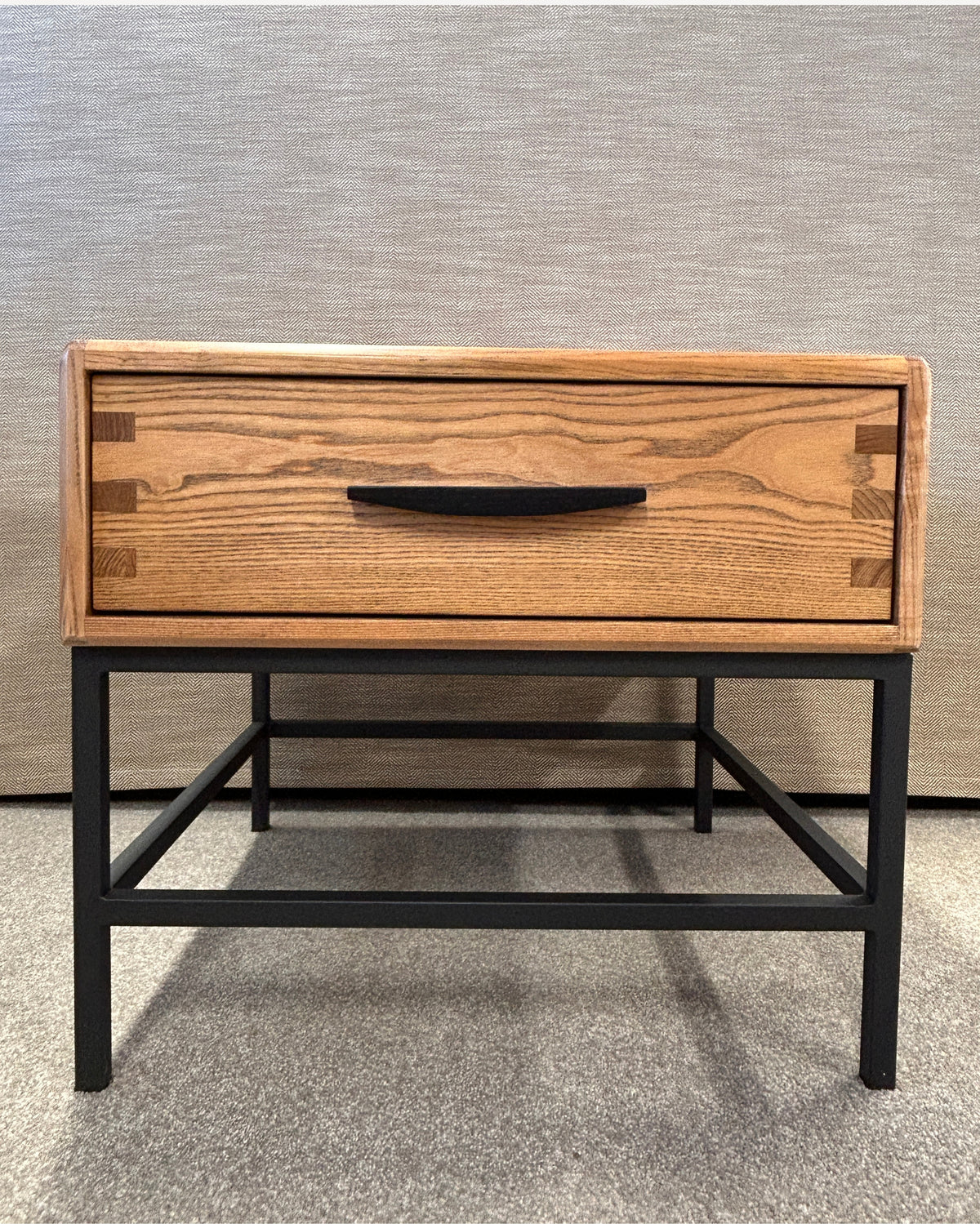 Hartley Bedside Table - Natural Oak