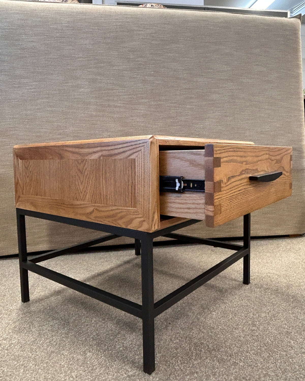 Hartley Bedside Table - Natural Oak