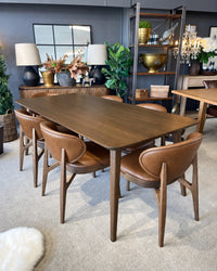 Aspen Brown Leather Dining Chair