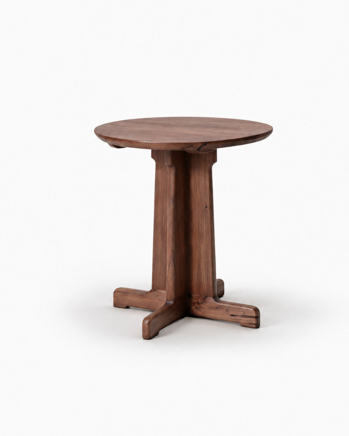 Nile Small Round Dining Table - Elm - 70cm