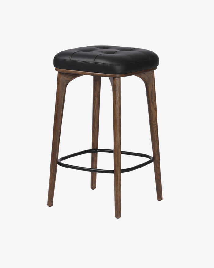 Enzo Leather Barstool