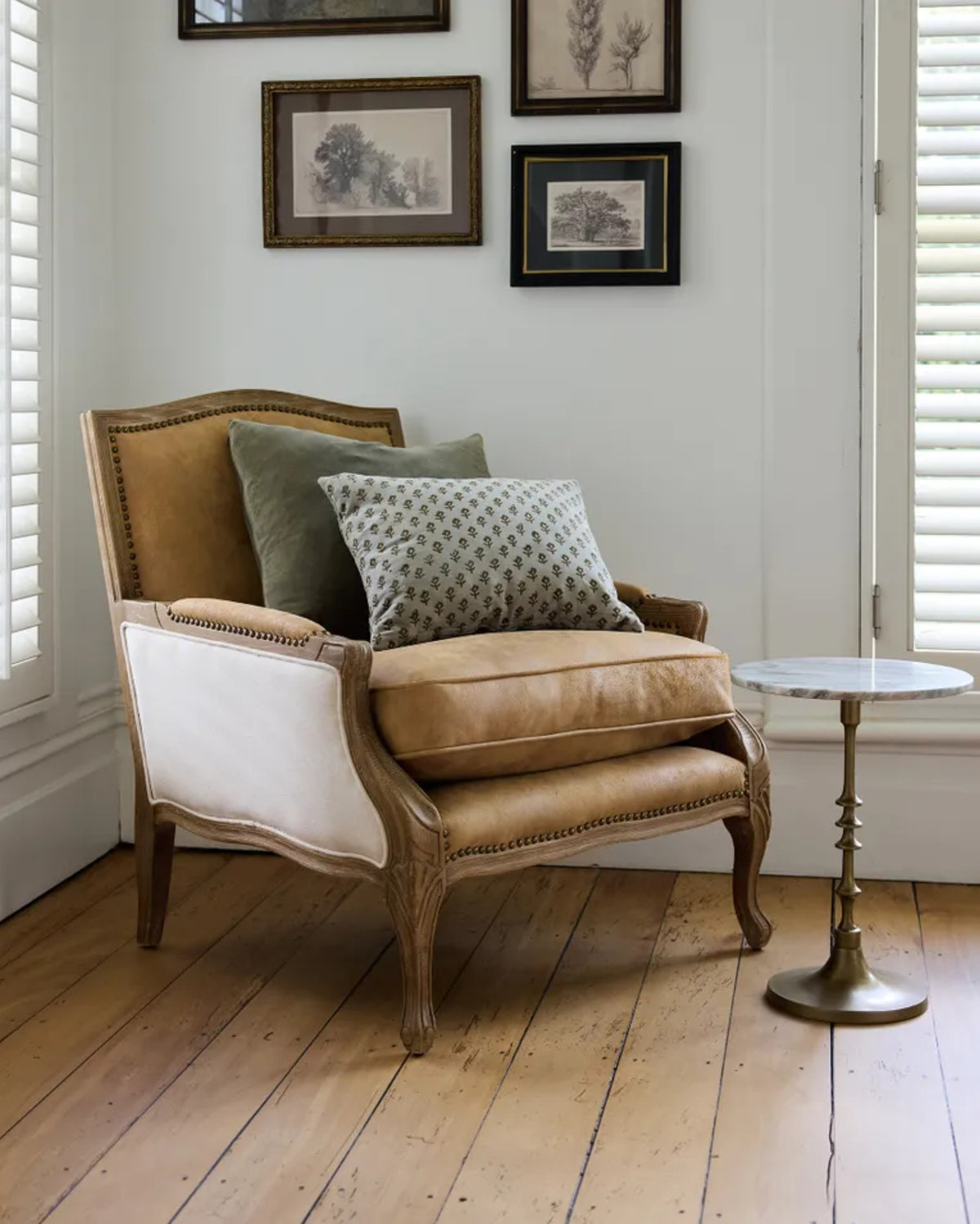 Harvey Leather Armchair