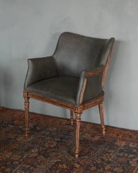 Boston Black Leather Chair