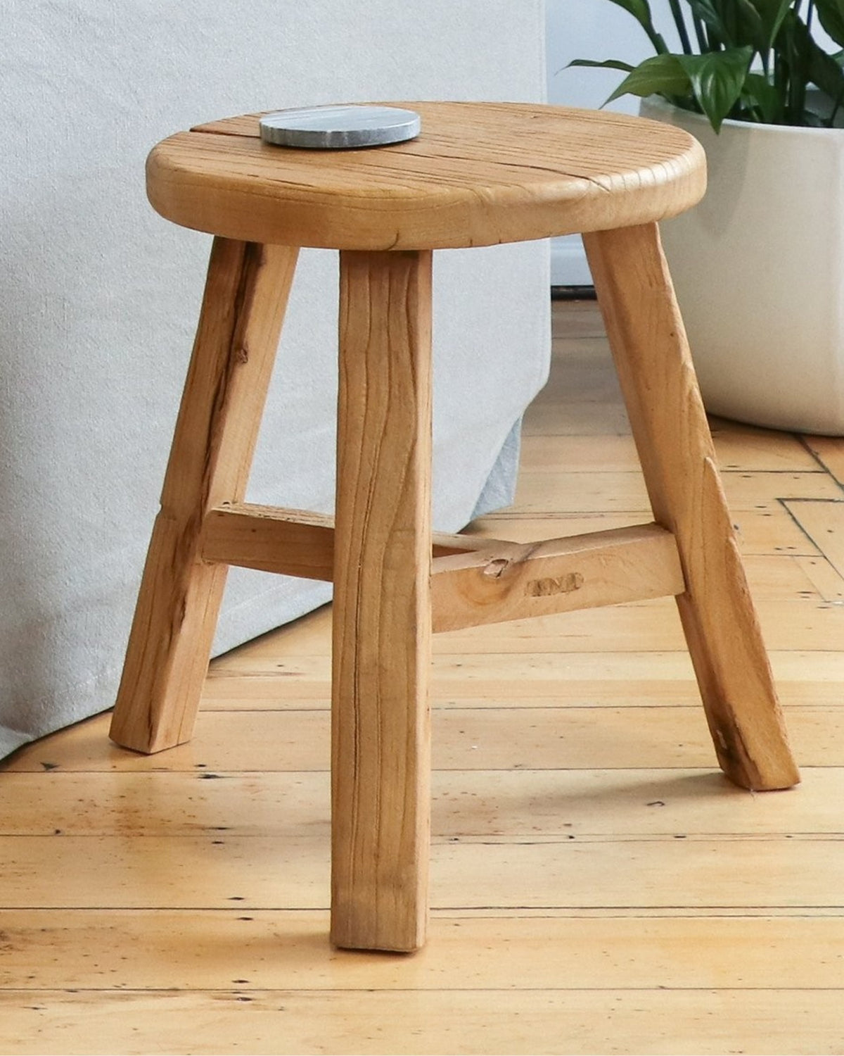 Pavia Side Table / Stool - Natural - Round