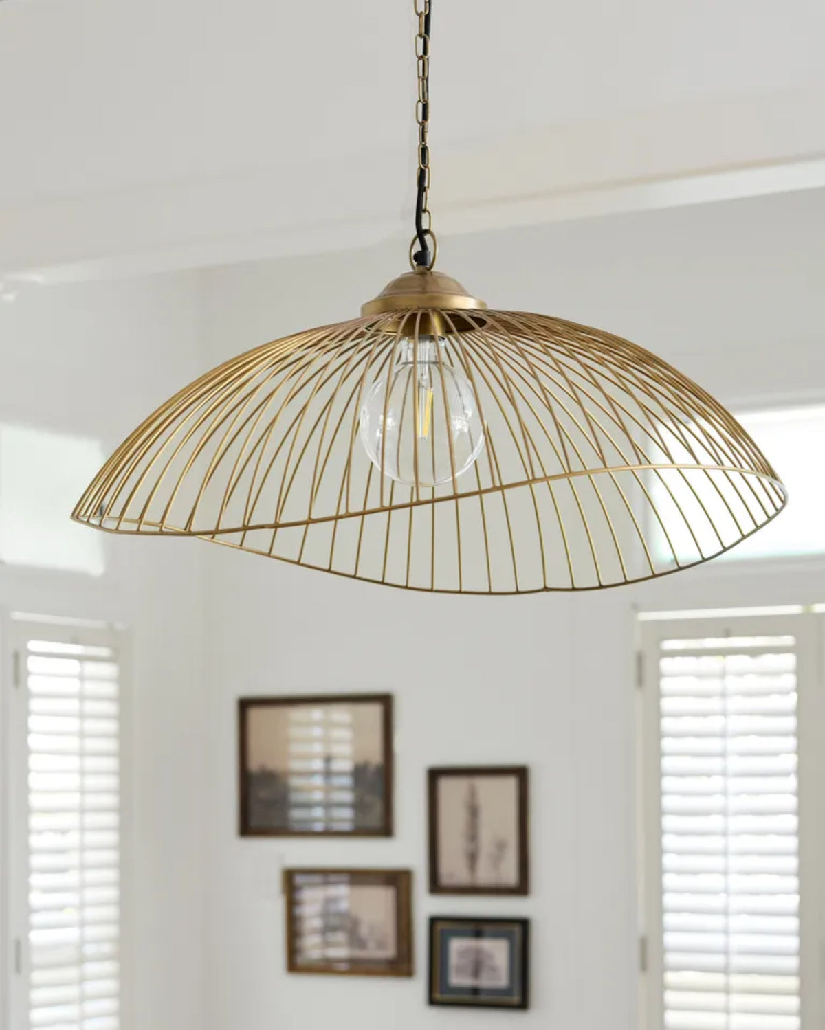Havana Gold Metal Light Pendant