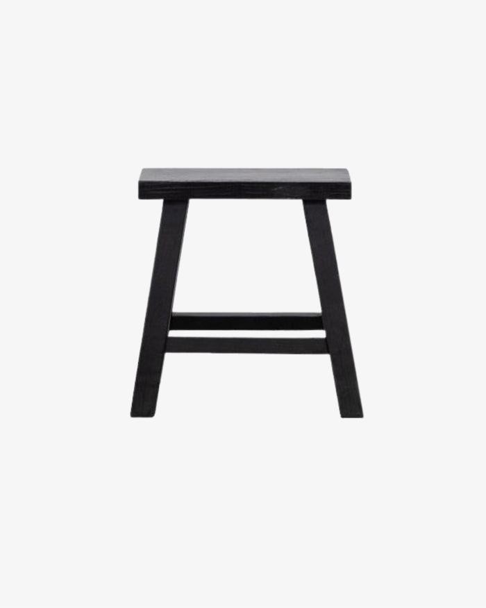 Pavia Elm Side Table/Stool - Straight - Black