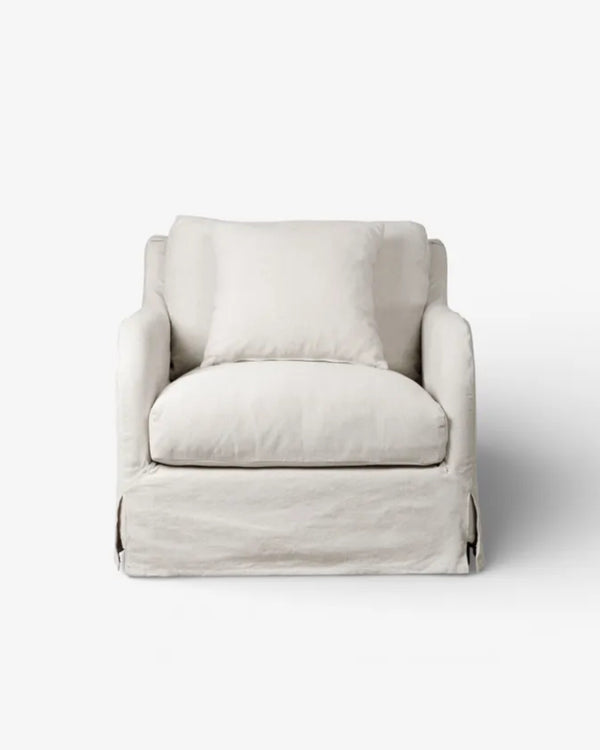 Hastings Slipcover Armchair - Natural