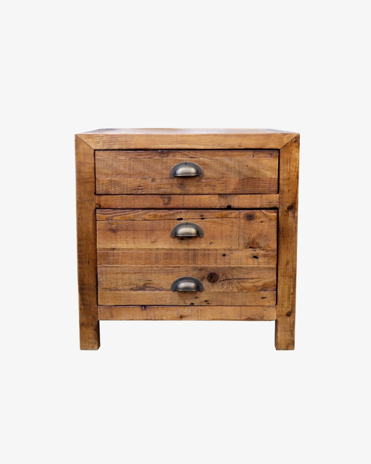 Printmaker Side Table - 2 Drawer