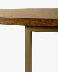 Edison Coffee Table + Ottoman - Off-White