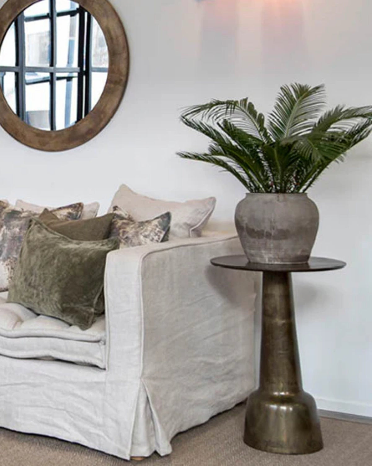 Artwood Kim Side Table - Vintage Brass