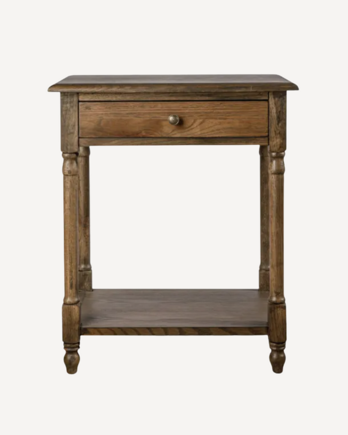 Chloe Bedside Table - Oak Grey