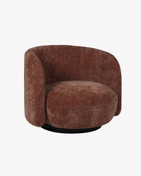 Haydee Swivel Chair - Tobacco