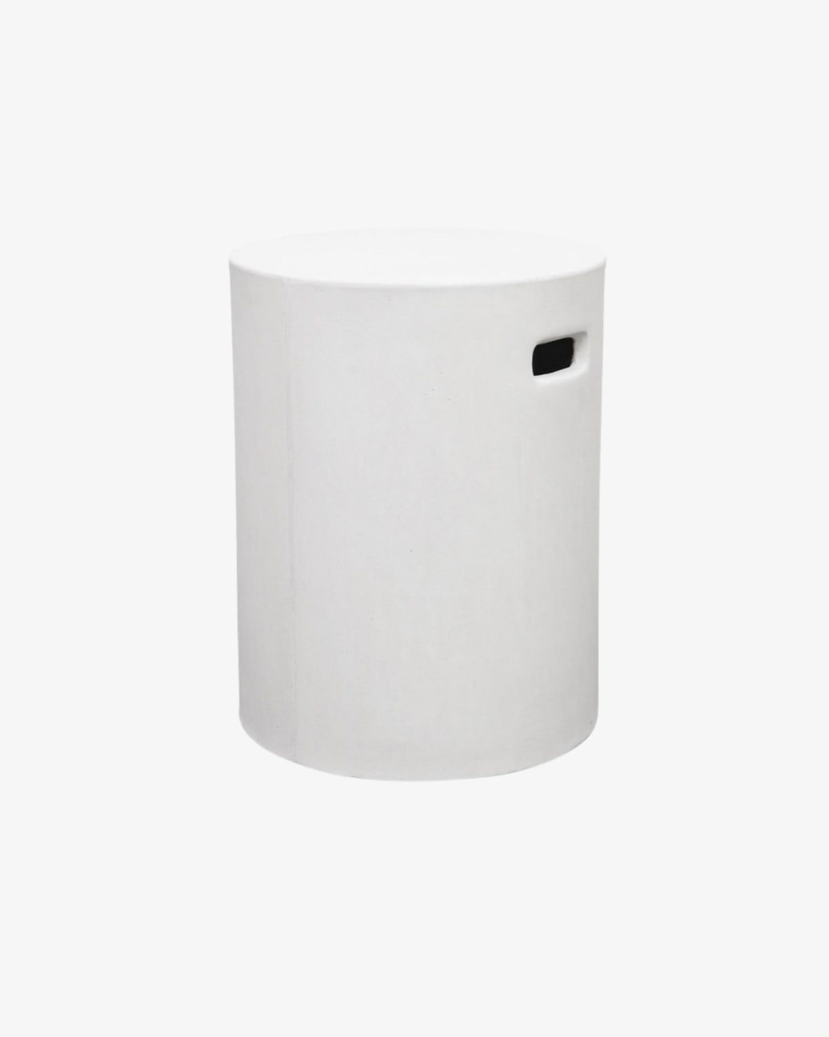 Concrete Pipe Side Table/Stool - Chalk
