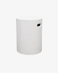 Concrete Pipe Side Table/Stool - Chalk