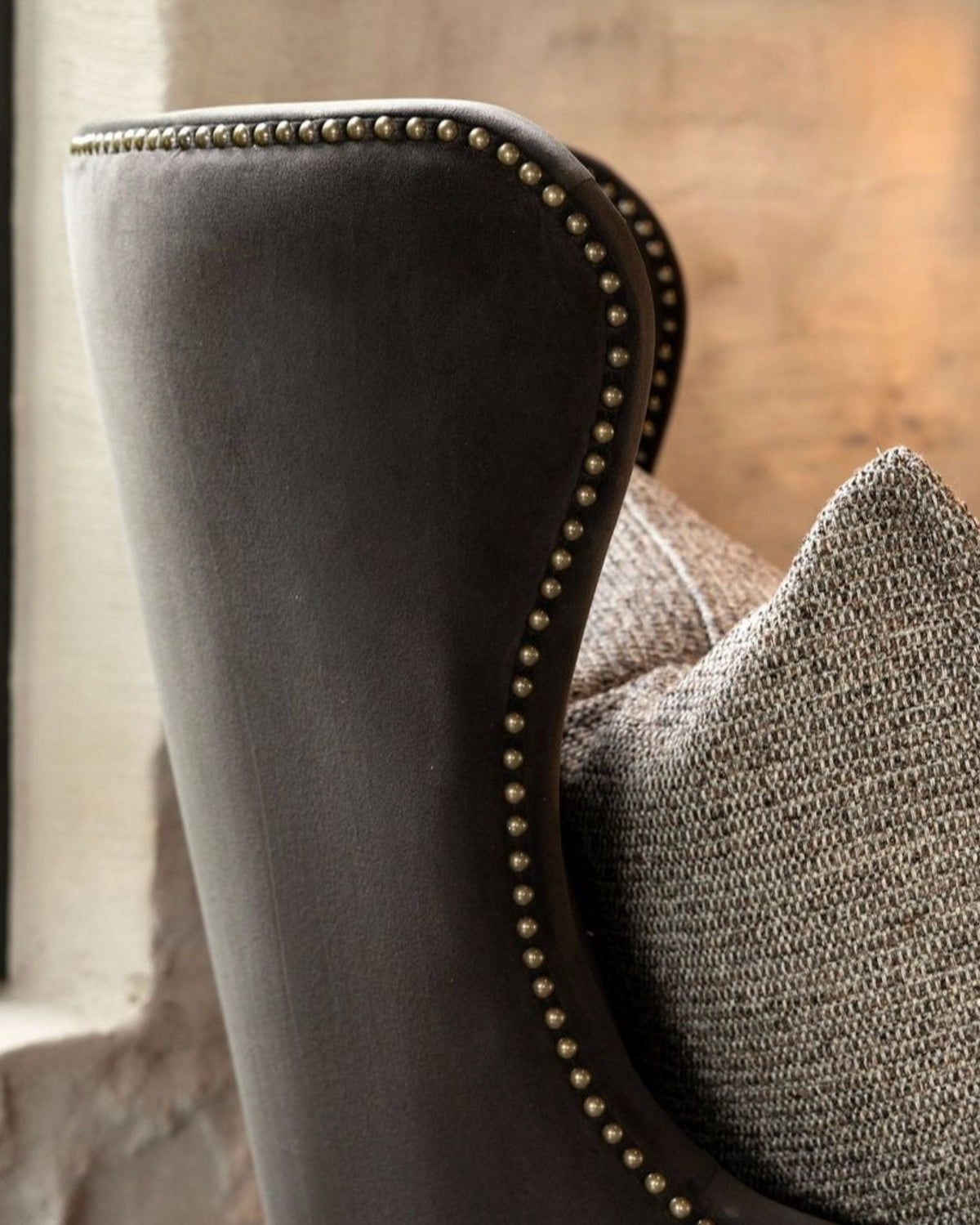 Artwood Mischa Armchair - Dark Brown Velvet