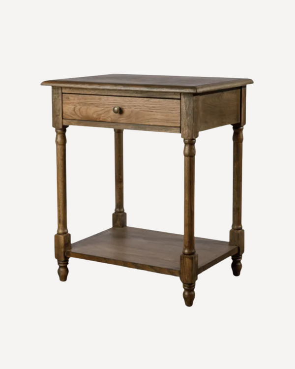 Chloe Bedside Table - Oak Grey