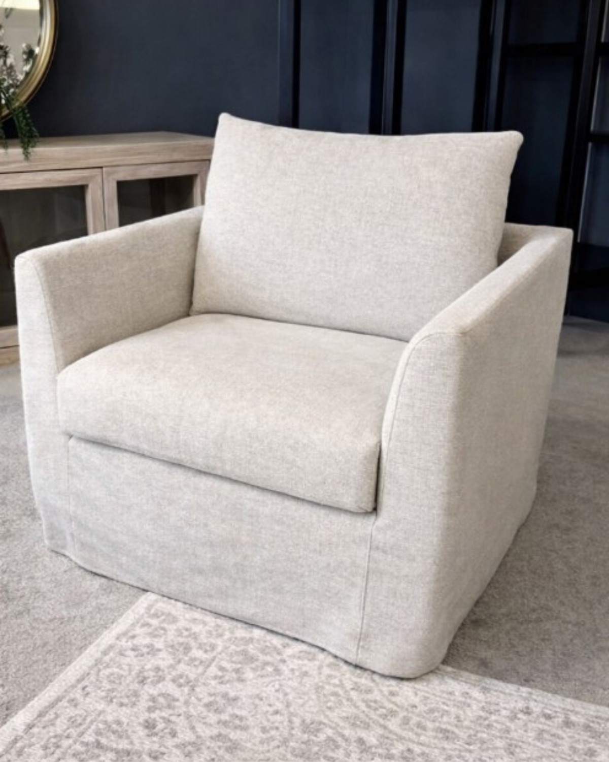 Fitzroy Slipcover Armchair - Natural