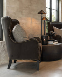 Artwood Mischa Armchair - Dark Brown Velvet