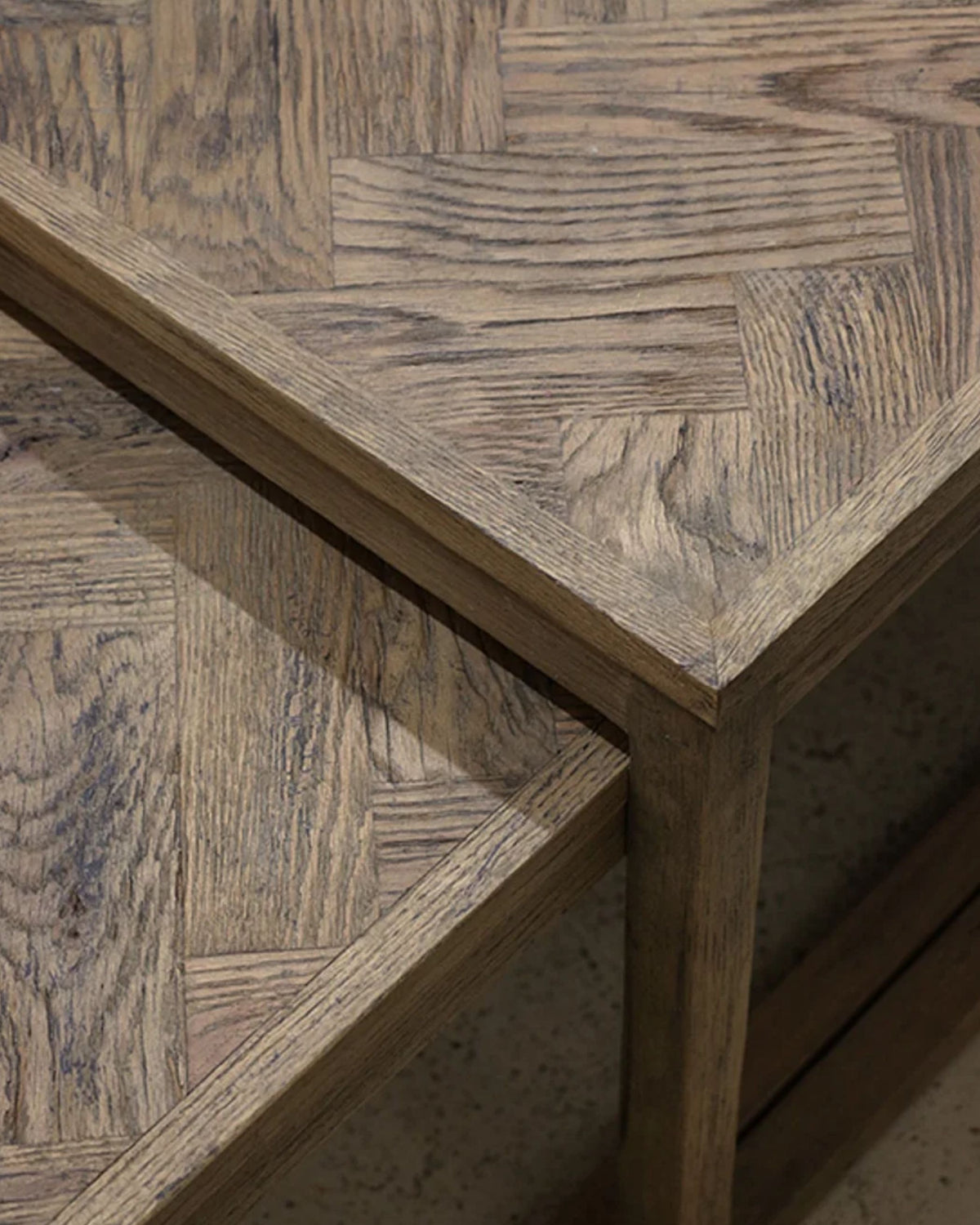 Omaha Natural Oak Coffee Tables - Nest of 3