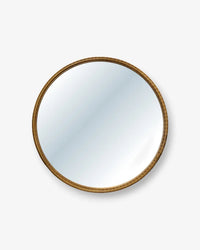 Bellini Carved Round Mirror - 120CM
