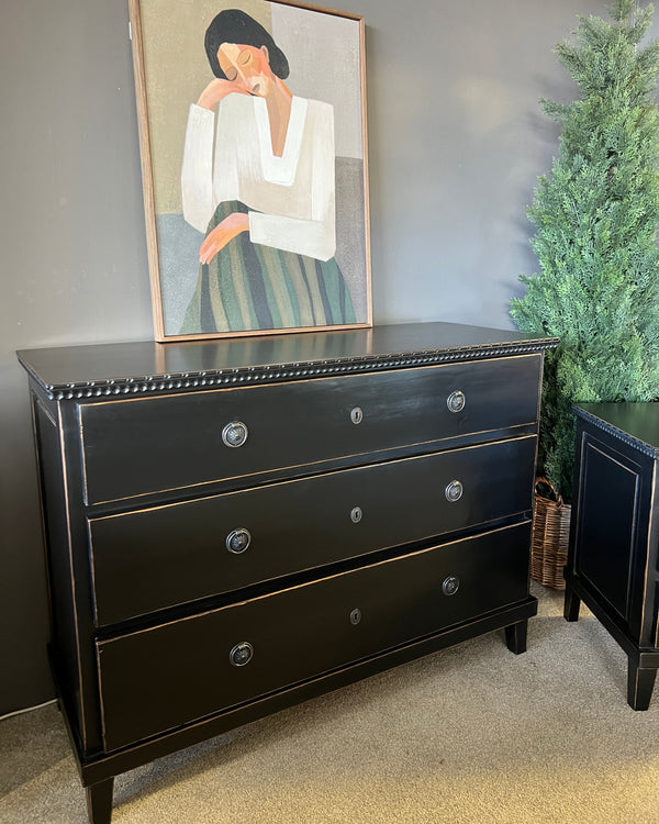 Princeton Black Bedroom Chest of Drawers