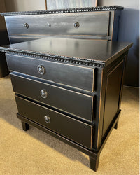 Princeton Black Bedside Table