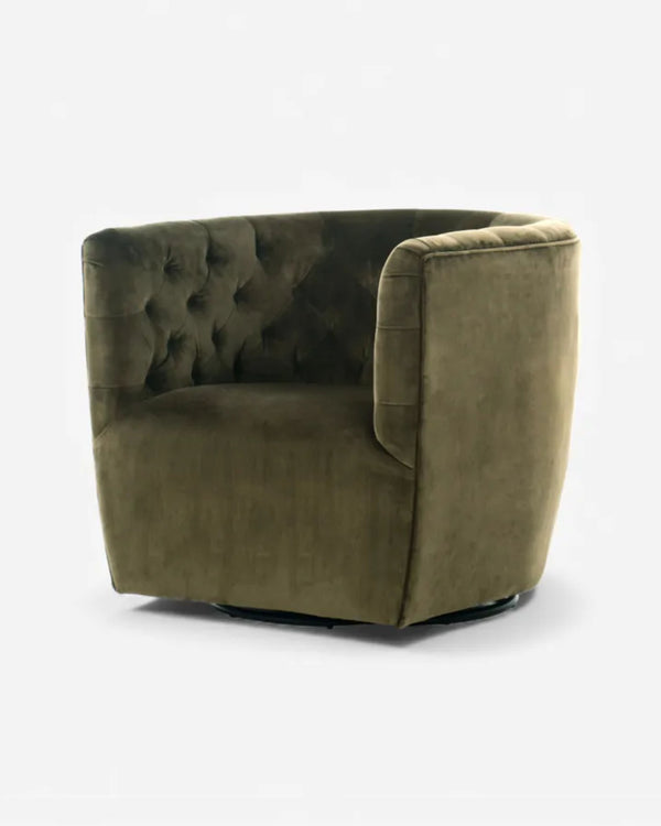 Ellis Swivel Chair Olive