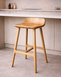 Cortez Barstool - Solid American White Oak - Natural