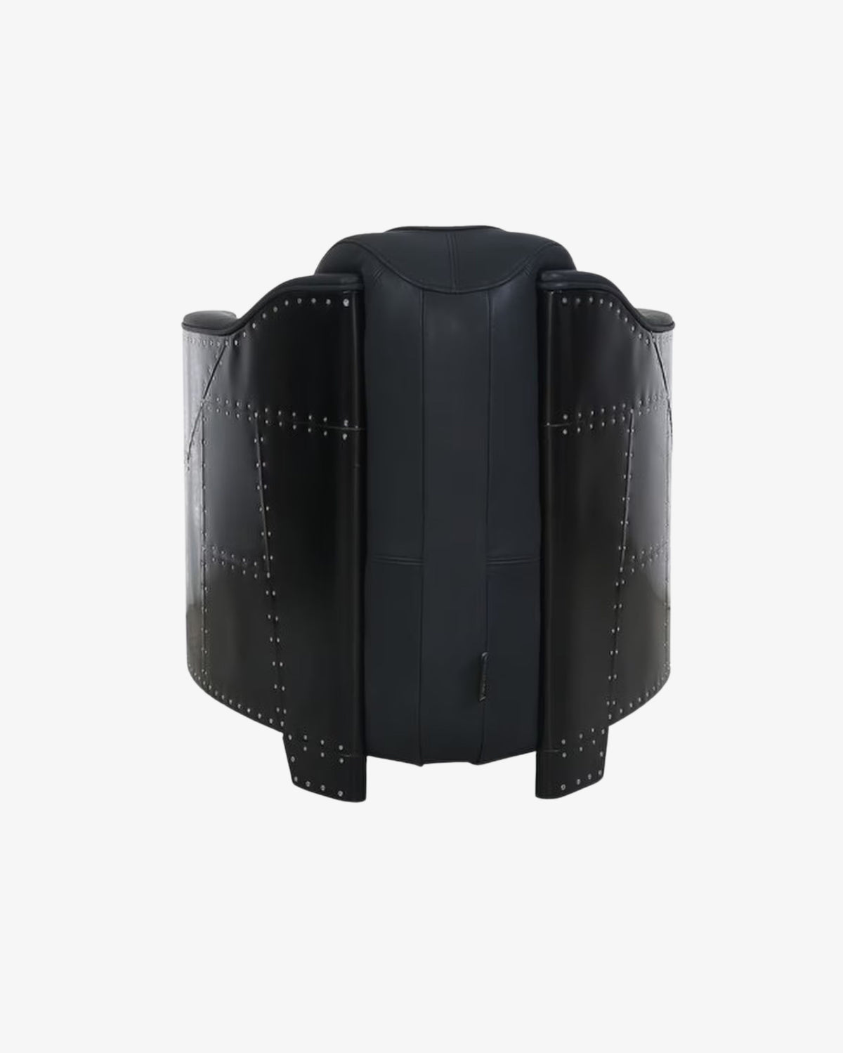 Deus Leather Armchair - Black
