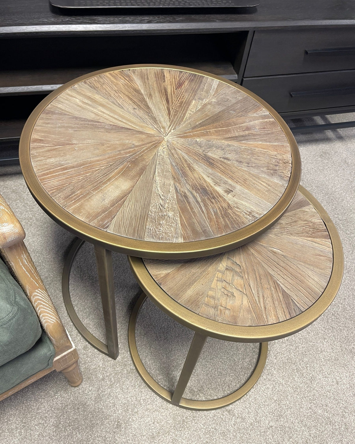 Pearson Round Nesting Side Tables - Set of 2