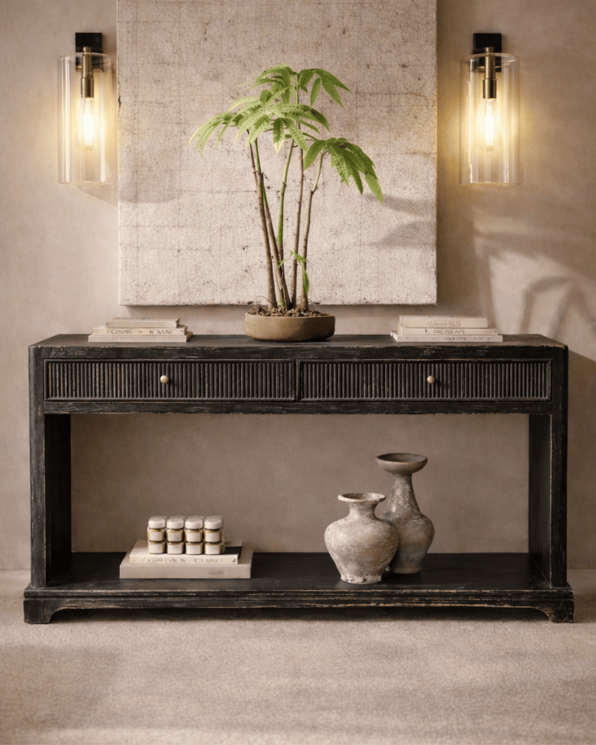 Anchorage Console - Aged Black